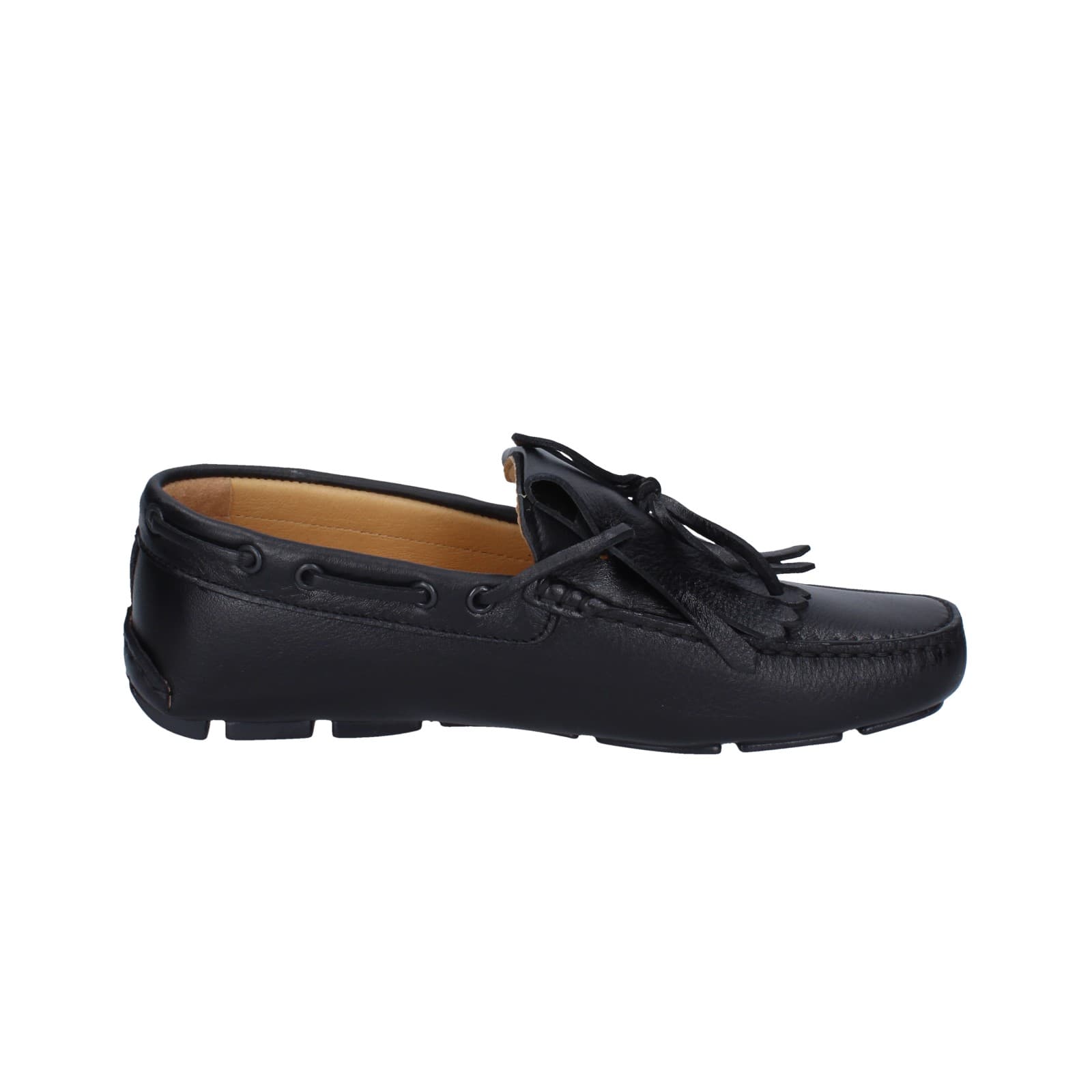 scarpe uomo CAMPANILE mocassini nero pelle BC956 Black Friday Prezzi