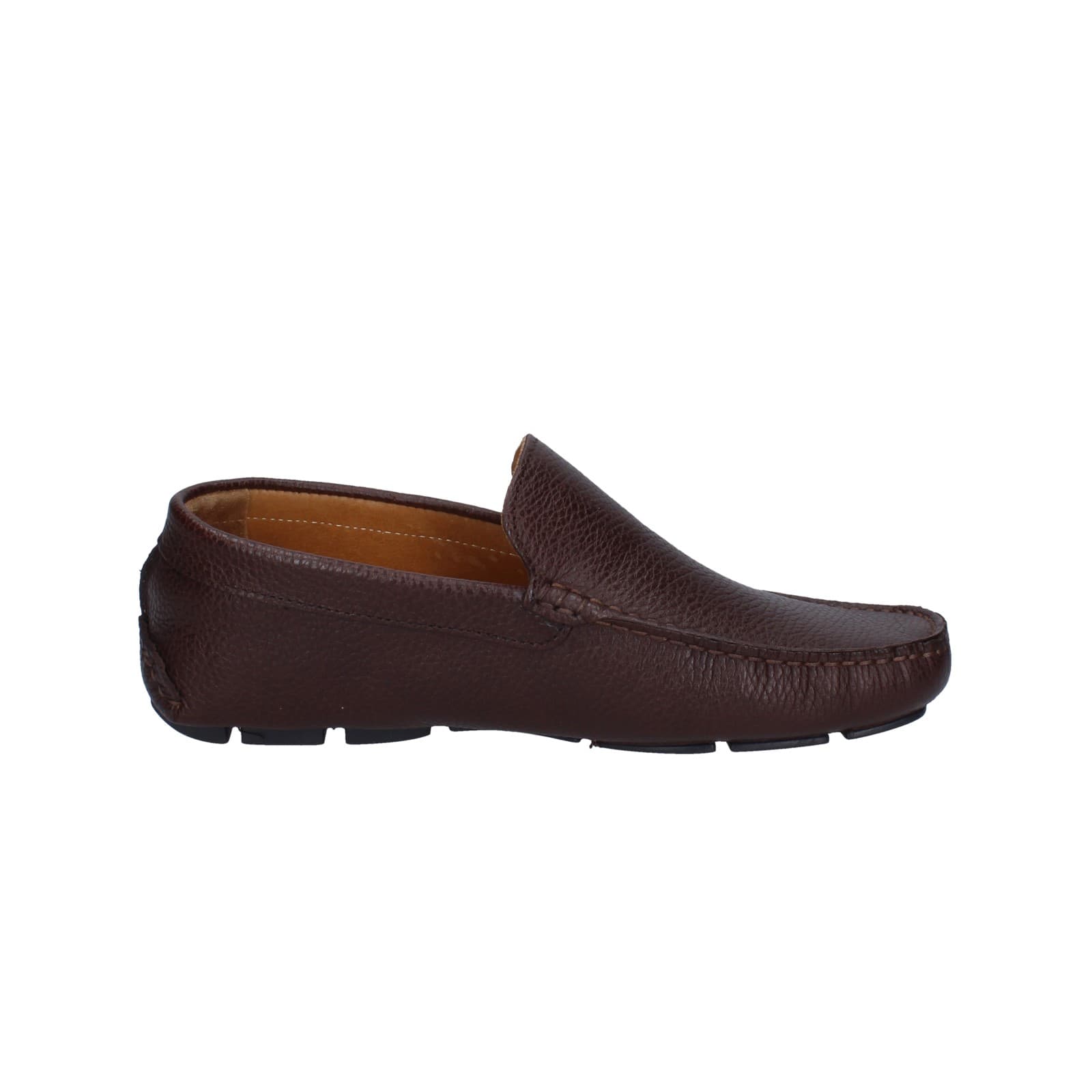 scarpe uomo CAMPANILE mocassini marrone pelle BC957 In vendita