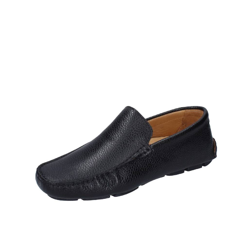 scarpe uomo CAMPANILE mocassini nero pelle BC958 Duty-free