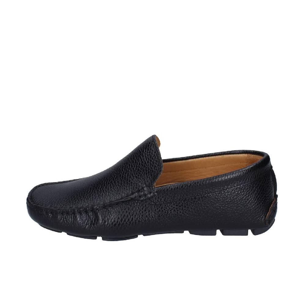 scarpe uomo CAMPANILE mocassini nero pelle BC958 Duty-free