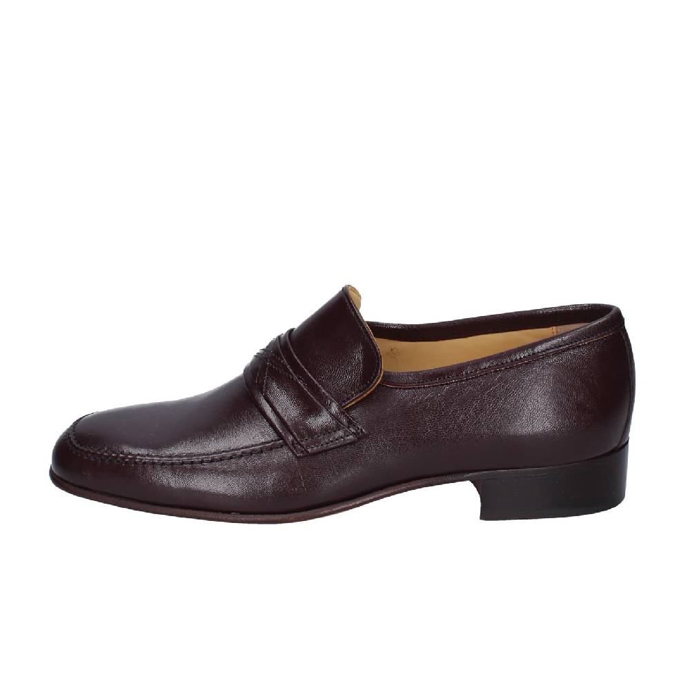 scarpe uomo HENRY LOGAN mocassini marrone pelle EY166 50% di sconto per tempo limitato