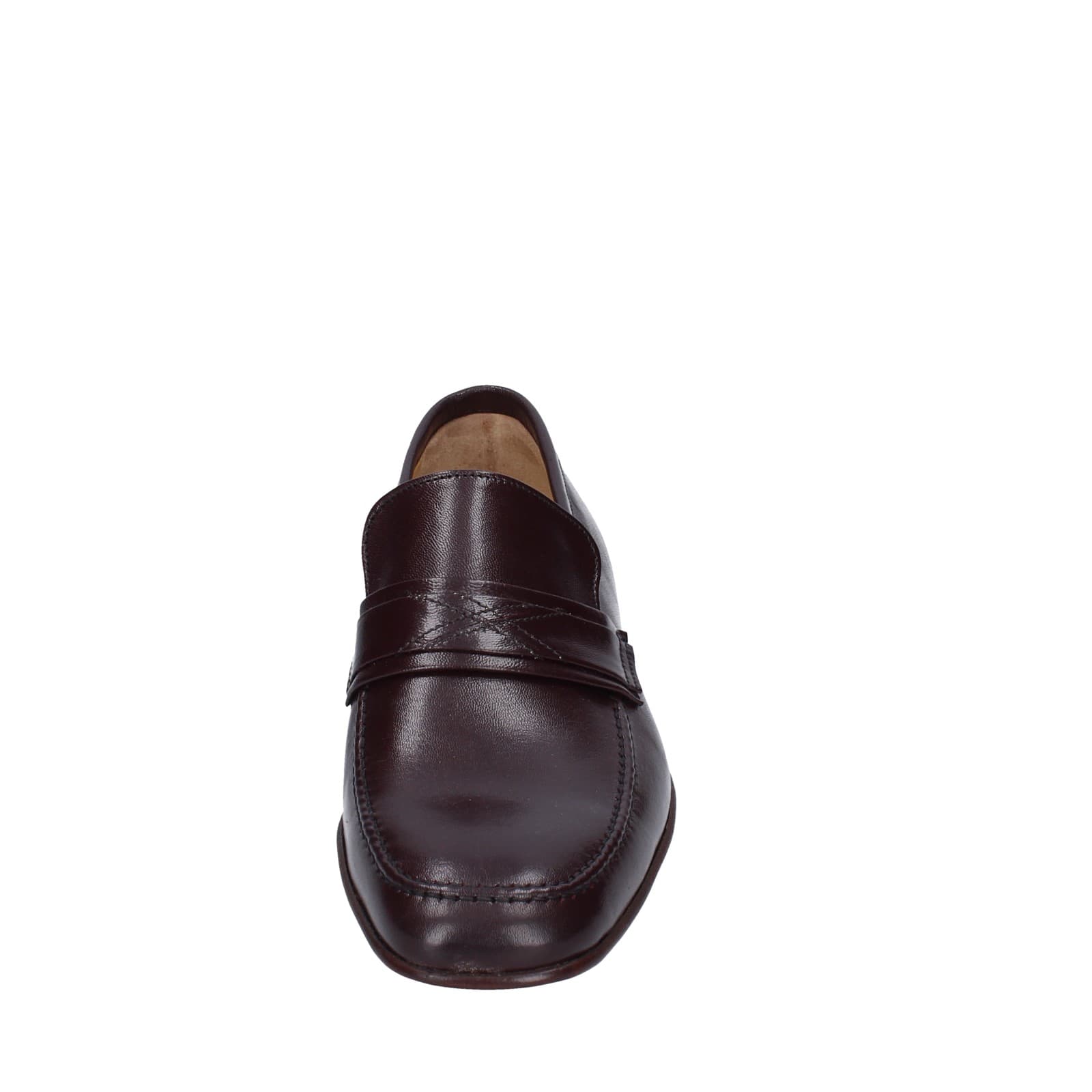 scarpe uomo HENRY LOGAN mocassini marrone pelle EY166 50% di sconto per tempo limitato