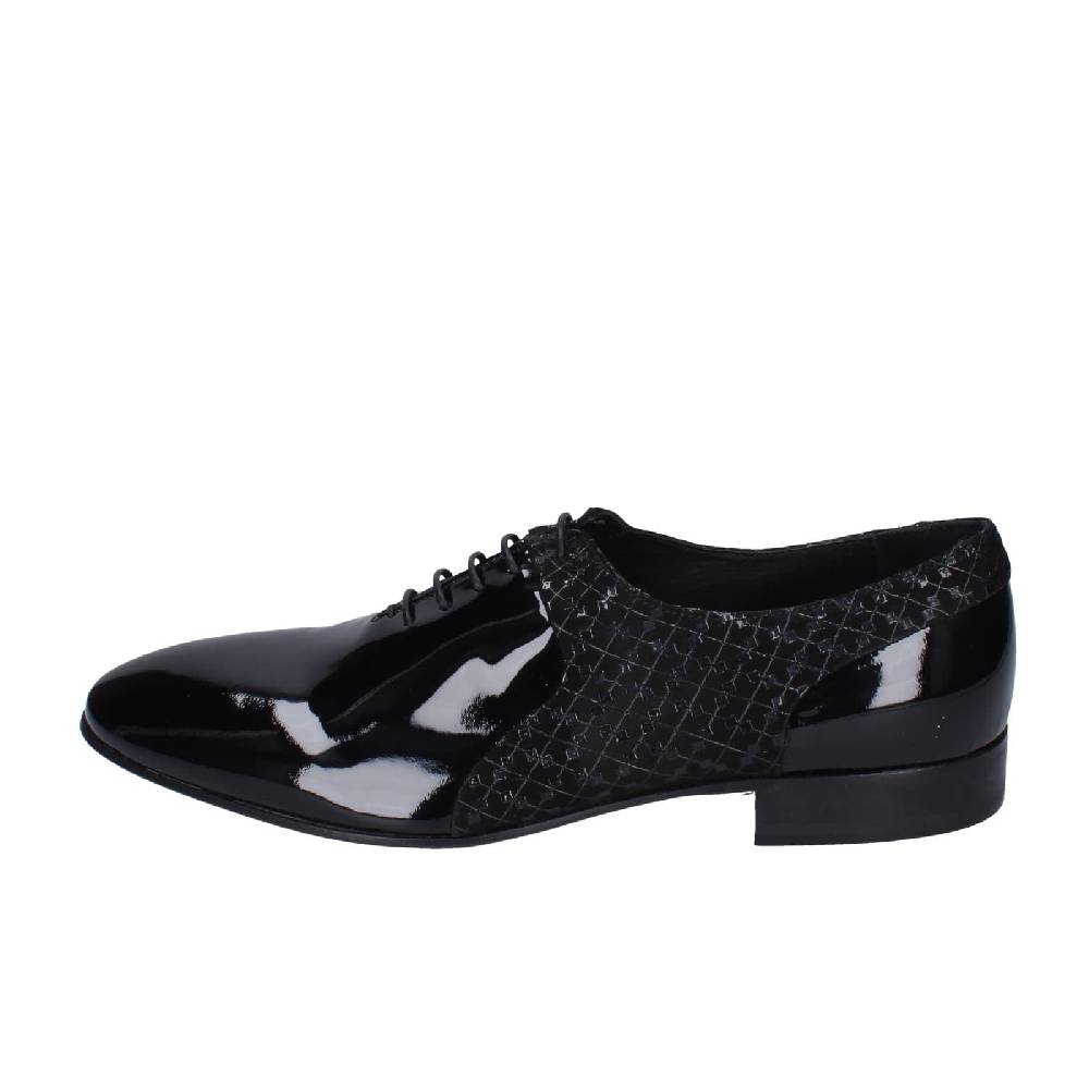 scarpe uomo EVEET classiche nero vernice EZ200 Italia