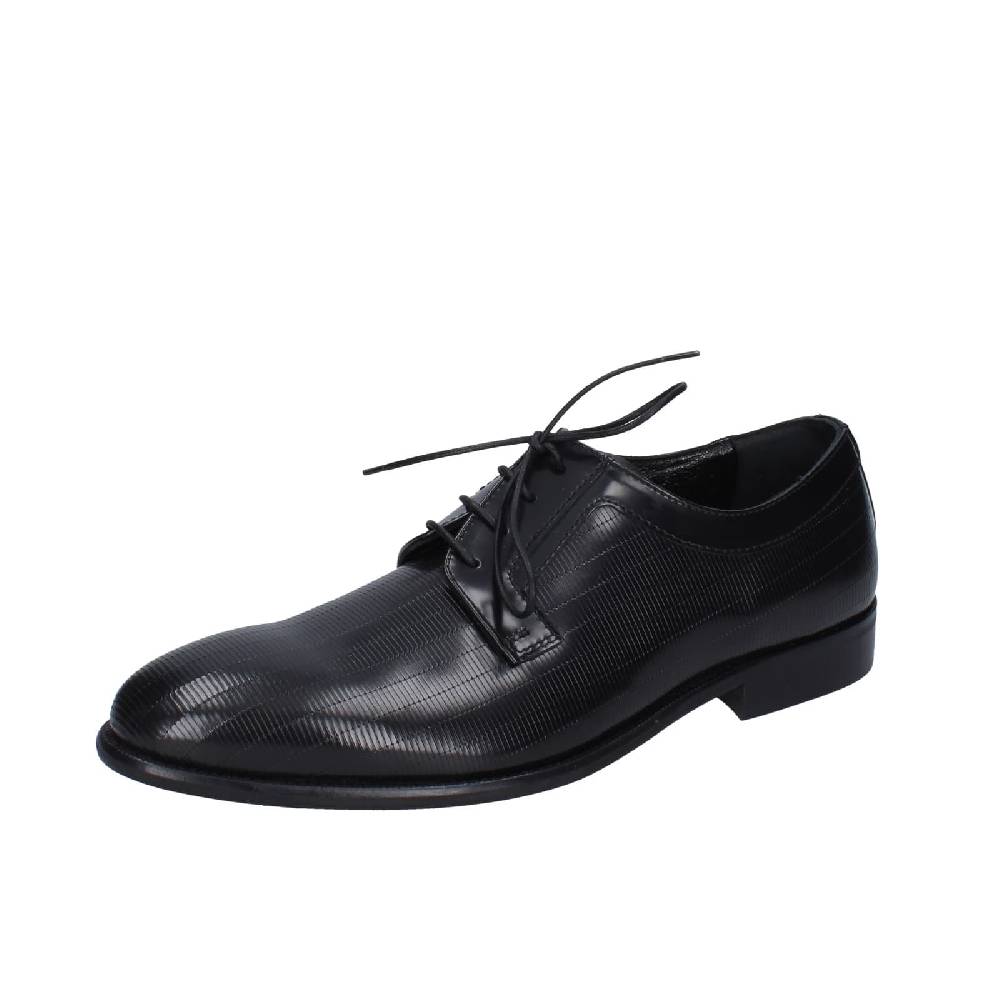 scarpe uomo EVEET classiche nero pelle EZ164 Vendita