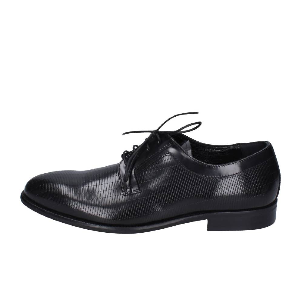 scarpe uomo EVEET classiche nero pelle EZ164 Vendita