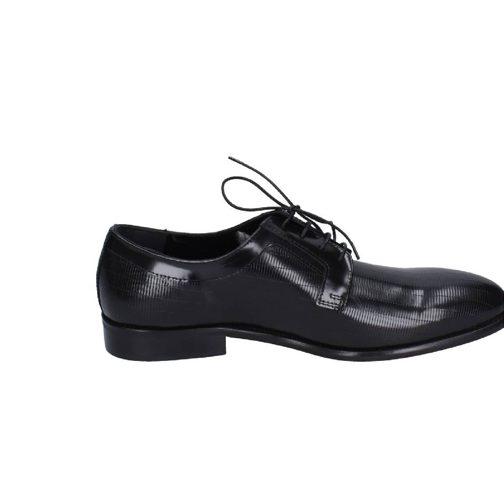 scarpe uomo EVEET classiche nero pelle EZ164 Vendita