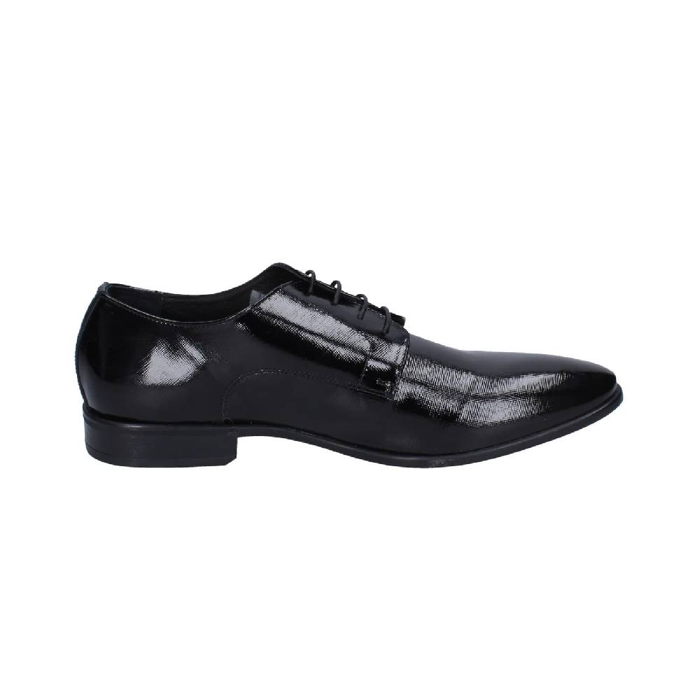 scarpe uomo EVEET classiche nero vernice EZ218 Spedizione Gratuita