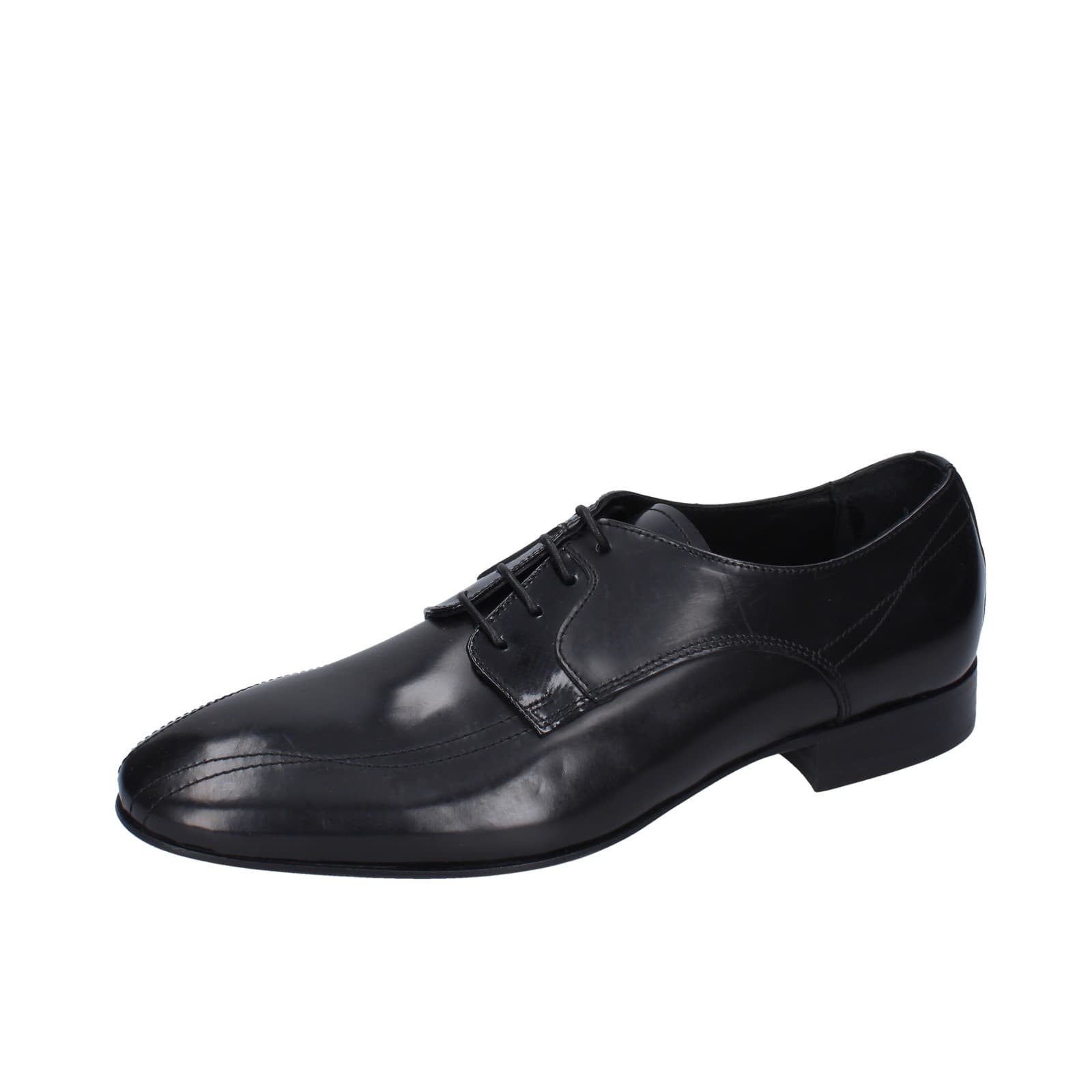 scarpe uomo EVEET classiche nero pelle lucida 19409 EZ158 Negozi Online