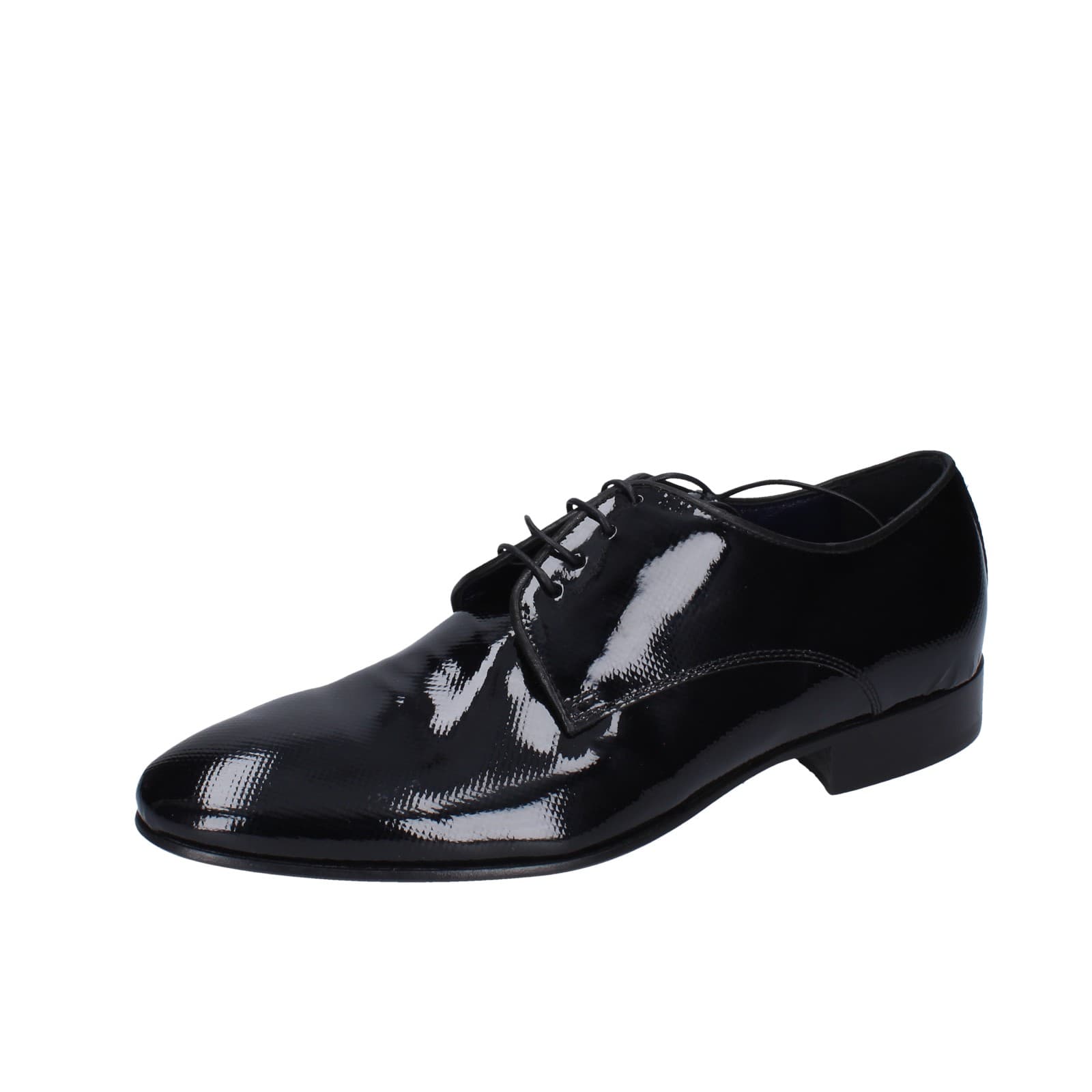 scarpe uomo EVEET classiche nero pelle lucida EZ155 Acquista Ora