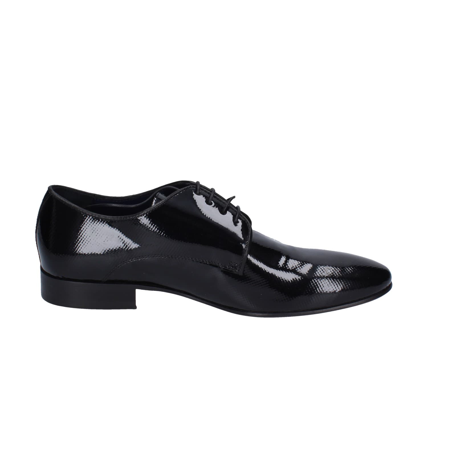 scarpe uomo EVEET classiche nero pelle lucida EZ155 Acquista Ora
