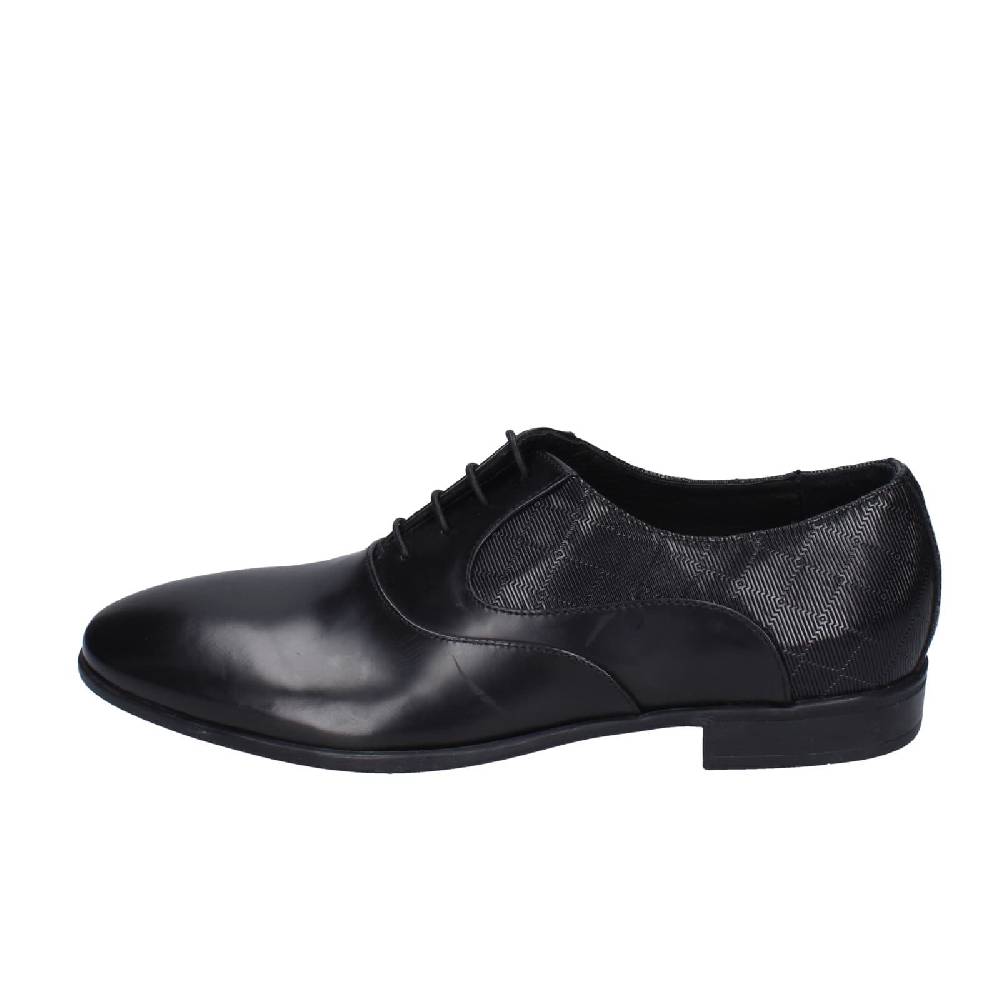 scarpe uomo EVEET classiche nero pelle EZ191 Promozione Limitata