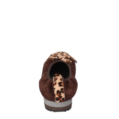 scarpe donna CALPIERRE ballerine marrone camoscio cavallino AD574 Fino Al -60%