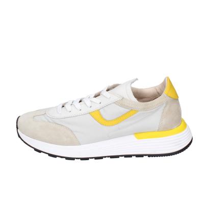 scarpe uomo MOMA sneakers grigio tessuto giallo camoscio 4AS414-CRNA BC94 Convenienza