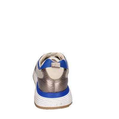 scarpe uomo MOMA sneakers platino tessuto blu pelle 4AS401-CRO BC84 Novità