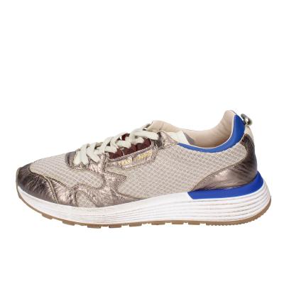 scarpe uomo MOMA sneakers platino tessuto blu pelle 4AS401-CRO BC84 Novità