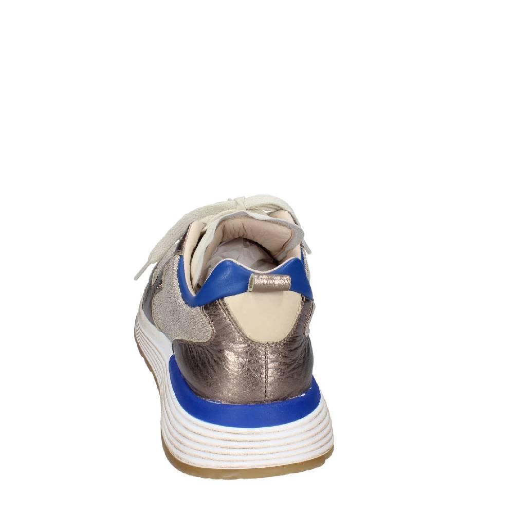 scarpe uomo MOMA sneakers beige pelle bronzo tessuto 4AS401 EY556 Offerta
