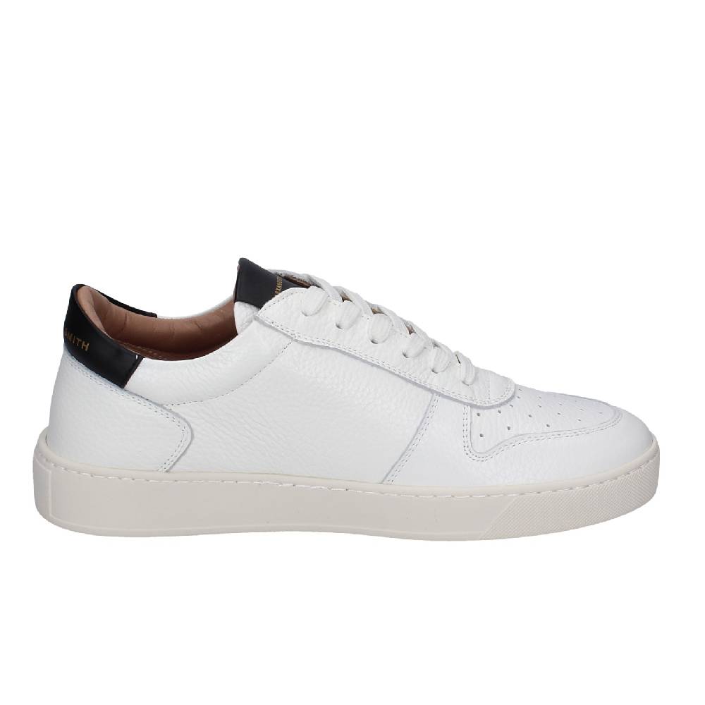 scarpe uomo ALEXANDER SMITH sneakers bianco pelle EX601 Economico