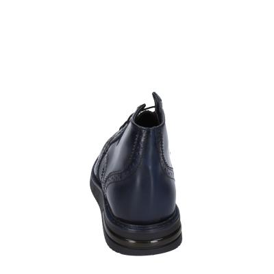 scarpe uomo BRUNO VERRI stivaletti blu pelle BC283 In Saldo