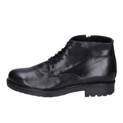 scarpe uomo BRUNO VERRI stivaletti nero pelle BC308 Nuova