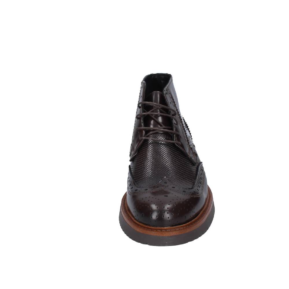 scarpe uomo BRUNO VERRI stivaletti marrone pelle EZ74 Sconto di tempo limitato