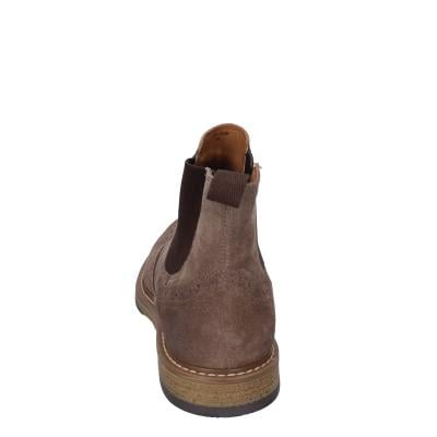 scarpe uomo STUDIO MODE stivaletti marrone camoscio BC252 Offerta speciale