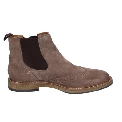 scarpe uomo STUDIO MODE stivaletti marrone camoscio BC252 Offerta speciale