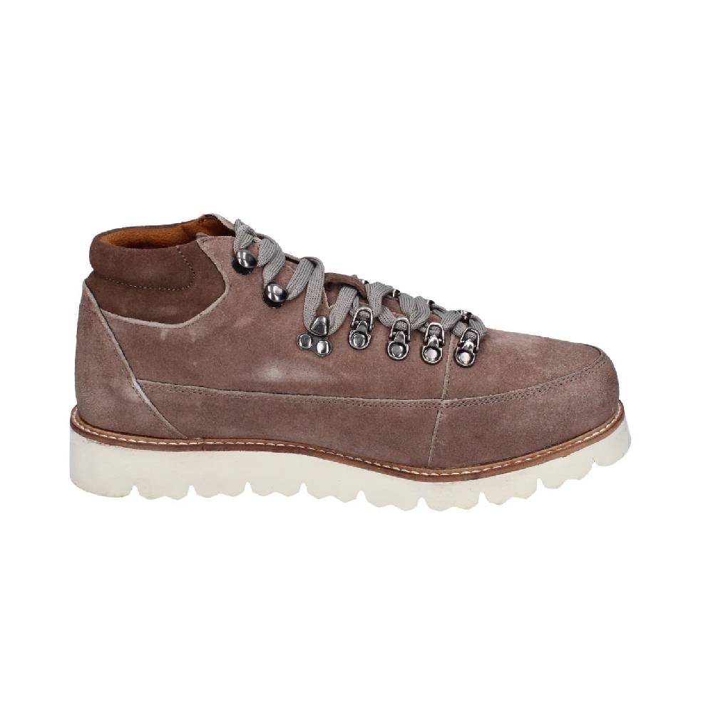 scarpe uomo CAFè NOIR stivaletti grigio camoscio marrone EZ383 Comprare a buon mercato