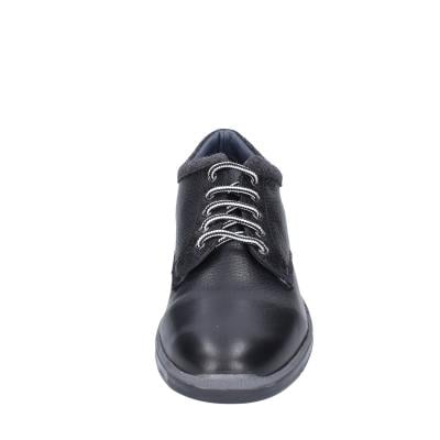 scarpe uomo 4.0 stivaletti nero pelle tessuto BE413 Fornitura limitata