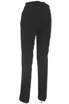 pantaloni donna ABSOLUTE 42 nero viscosa poliestere lycra AN642 Offerta Giorno del Papà