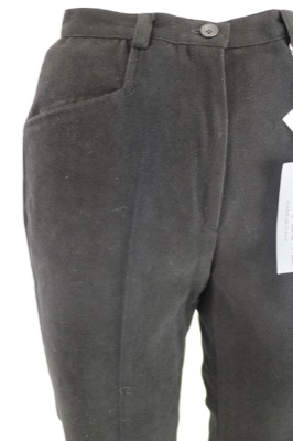 pantaloni donna ABSOLUTE 42 nero viscosa poliestere lycra AN642 Offerta Giorno del Papà