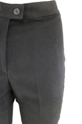 pantaloni donna ABSOLUTE 40 nero viscosa poliestere lycra AN638 Smaltimento dello stoccaggio