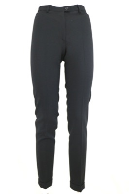 pantaloni donna ABSOLUTE 40 nero poliestere lycra AN537 Grandi sconti
