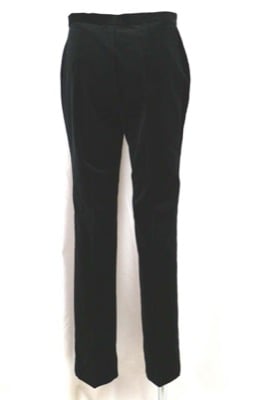 pantaloni donna MADE IN ITALY 46 nero cotone AN371 Bestseller