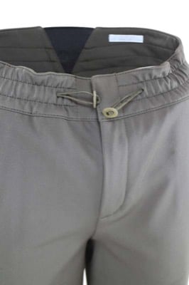pantaloni donna STRENESSE 38 verde scuro poliestere AN364 Liquidazione