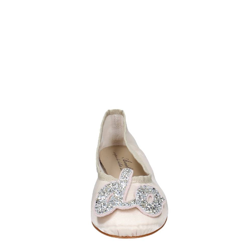 scarpe donna ANNIEL ballerine beige tessuto EX260 Offerte speciali