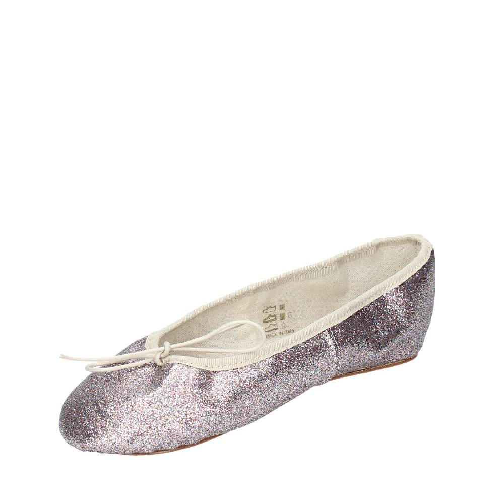 scarpe donna ANNIEL ballerine viola glitter argento EX284 Prezzo basso