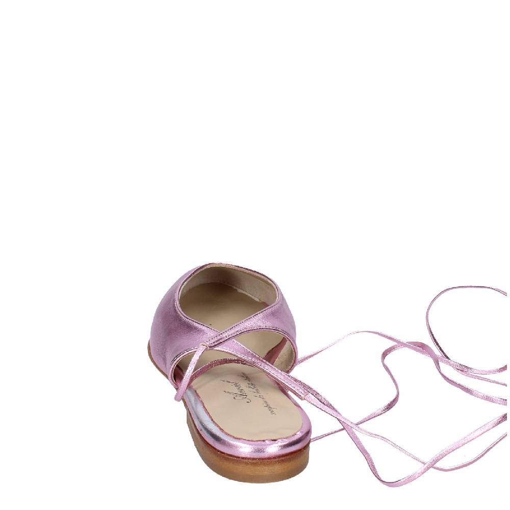 scarpe donna ANNIEL ballerine rosa pelle EX245 Offerta settimanale