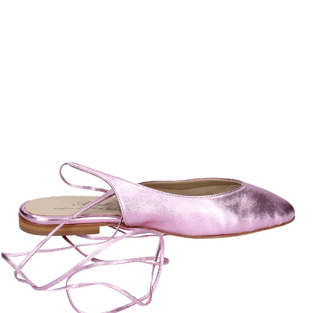 scarpe donna ANNIEL ballerine rosa pelle EX245 Offerta settimanale