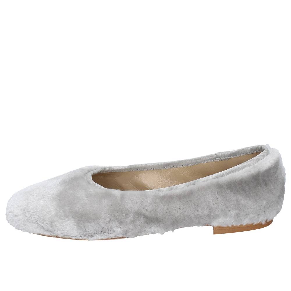 scarpe donna ANNIEL ballerine grigio tessuto EX283 Ritorno libero