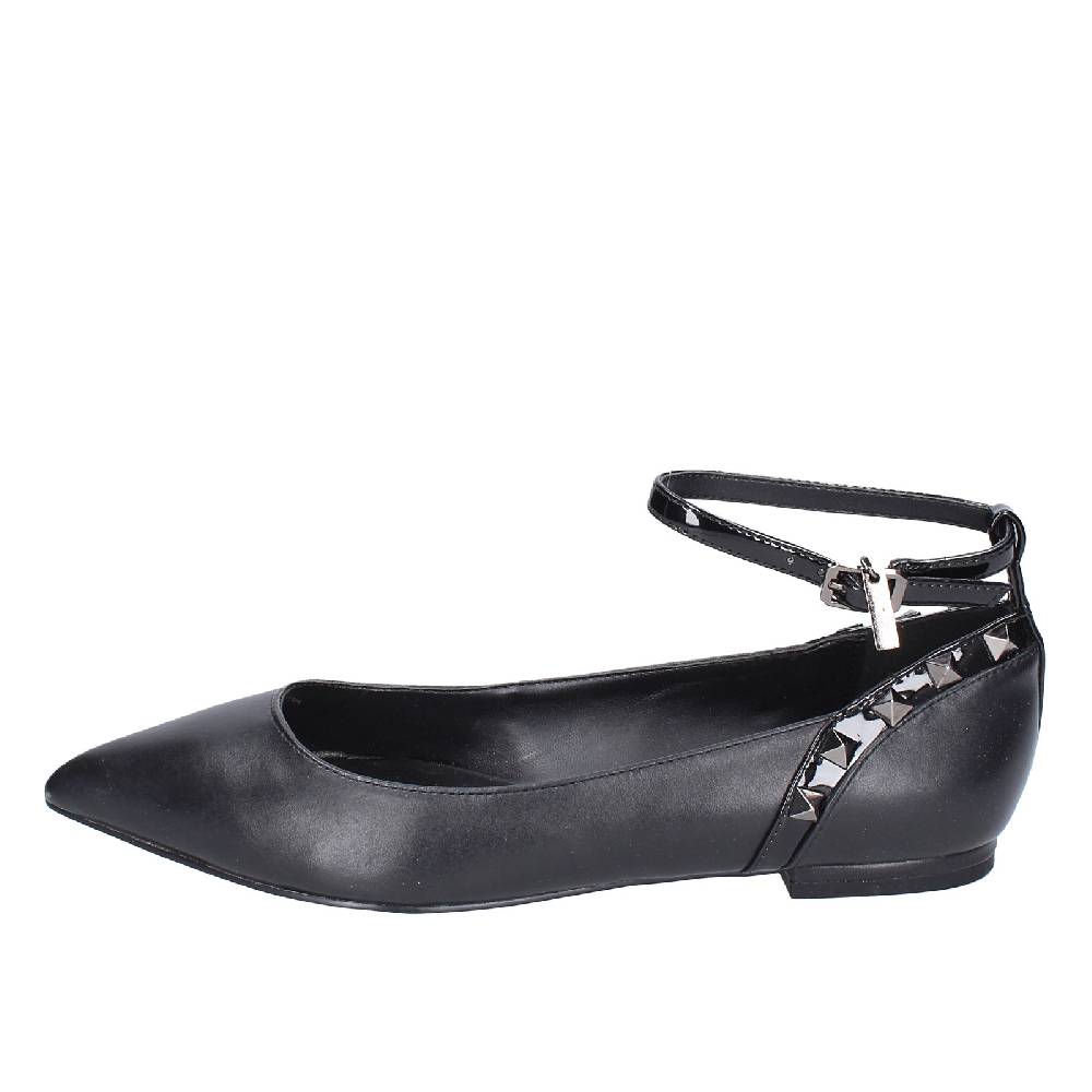 scarpe donna LIU JO ballerine nero pelle sintetica EX578 Latest stili