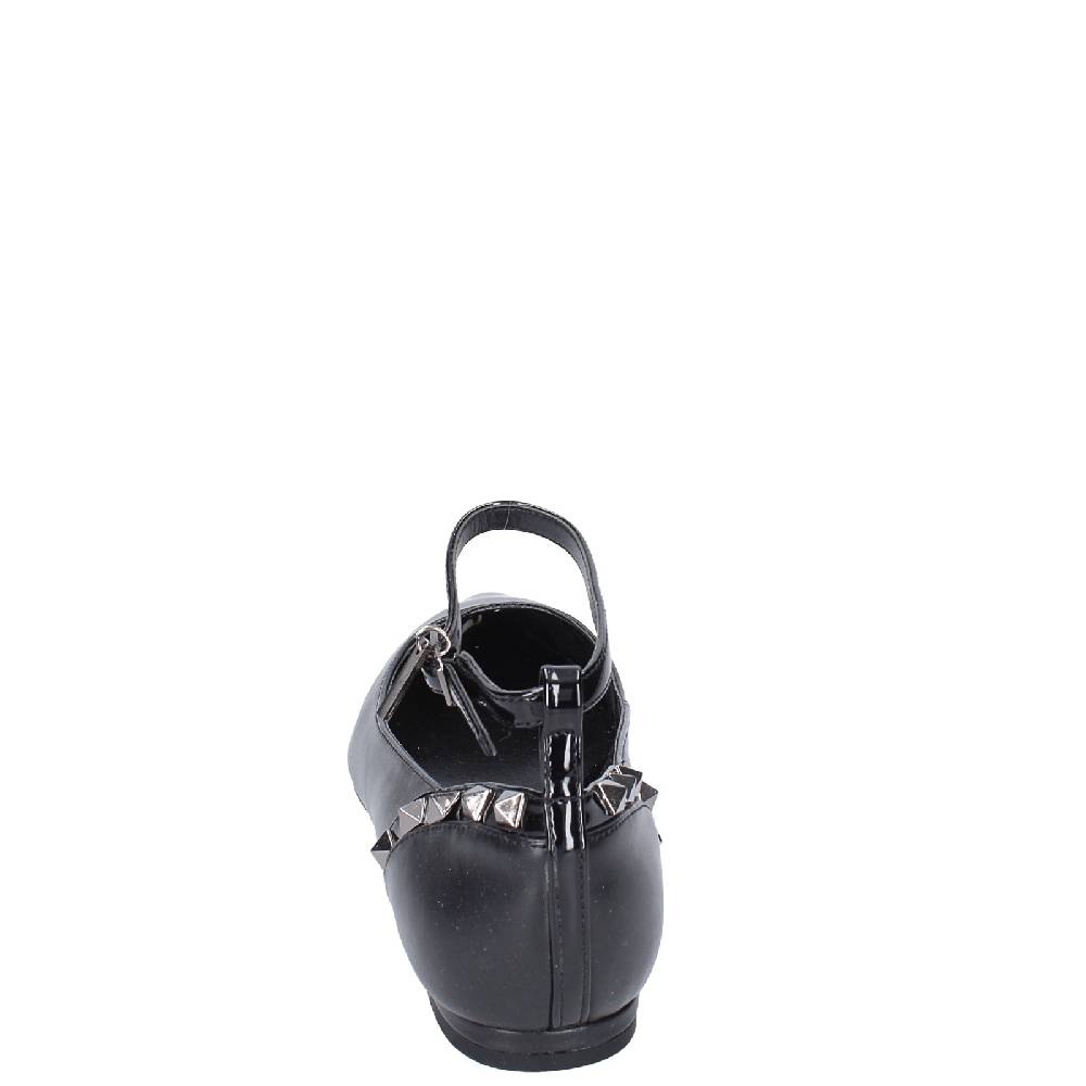 scarpe donna LIU JO ballerine nero pelle sintetica EX578 Latest stili