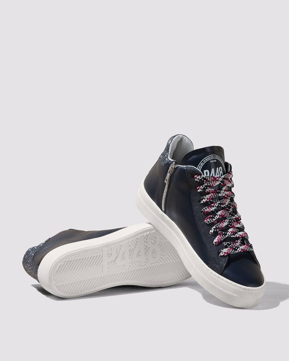P448 Thea Mid Glitterfine/Navy Novità