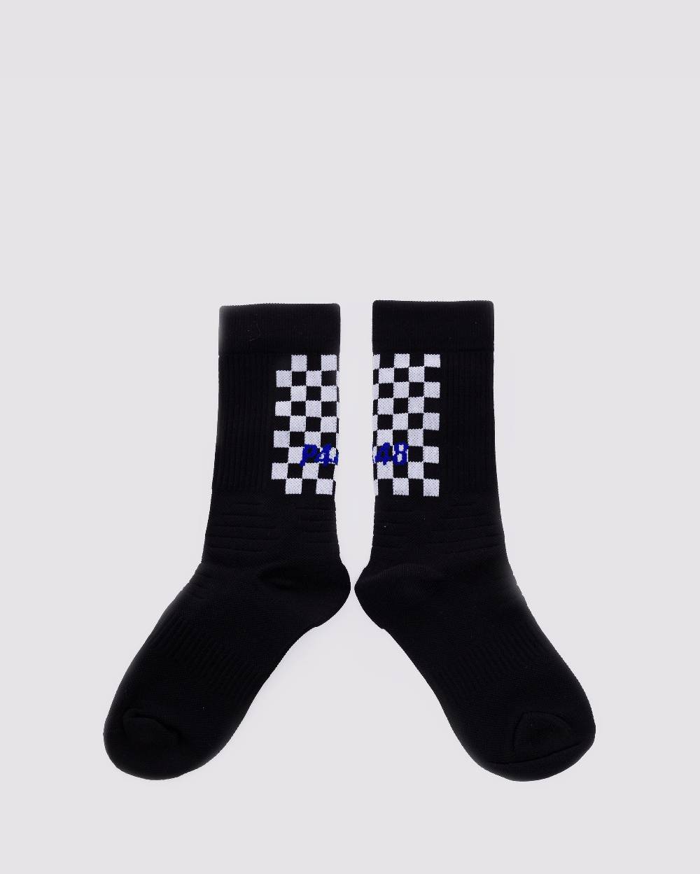P448 Socks Black/Check Nuovo