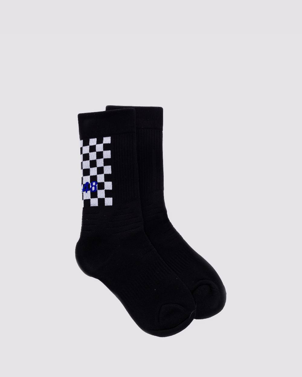 P448 Socks Black/Check Nuovo