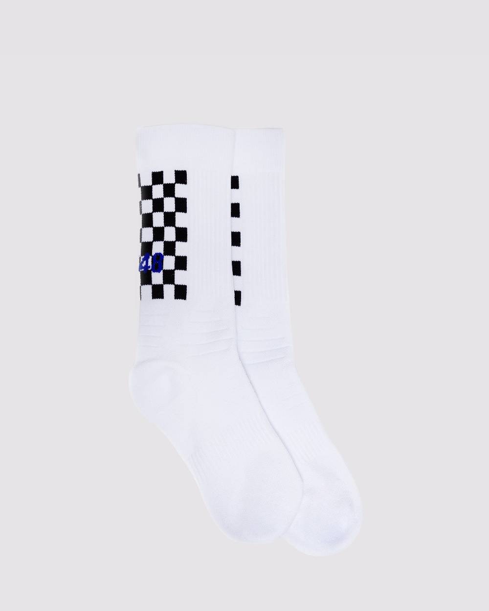 P448 Socks White/Check Vendita