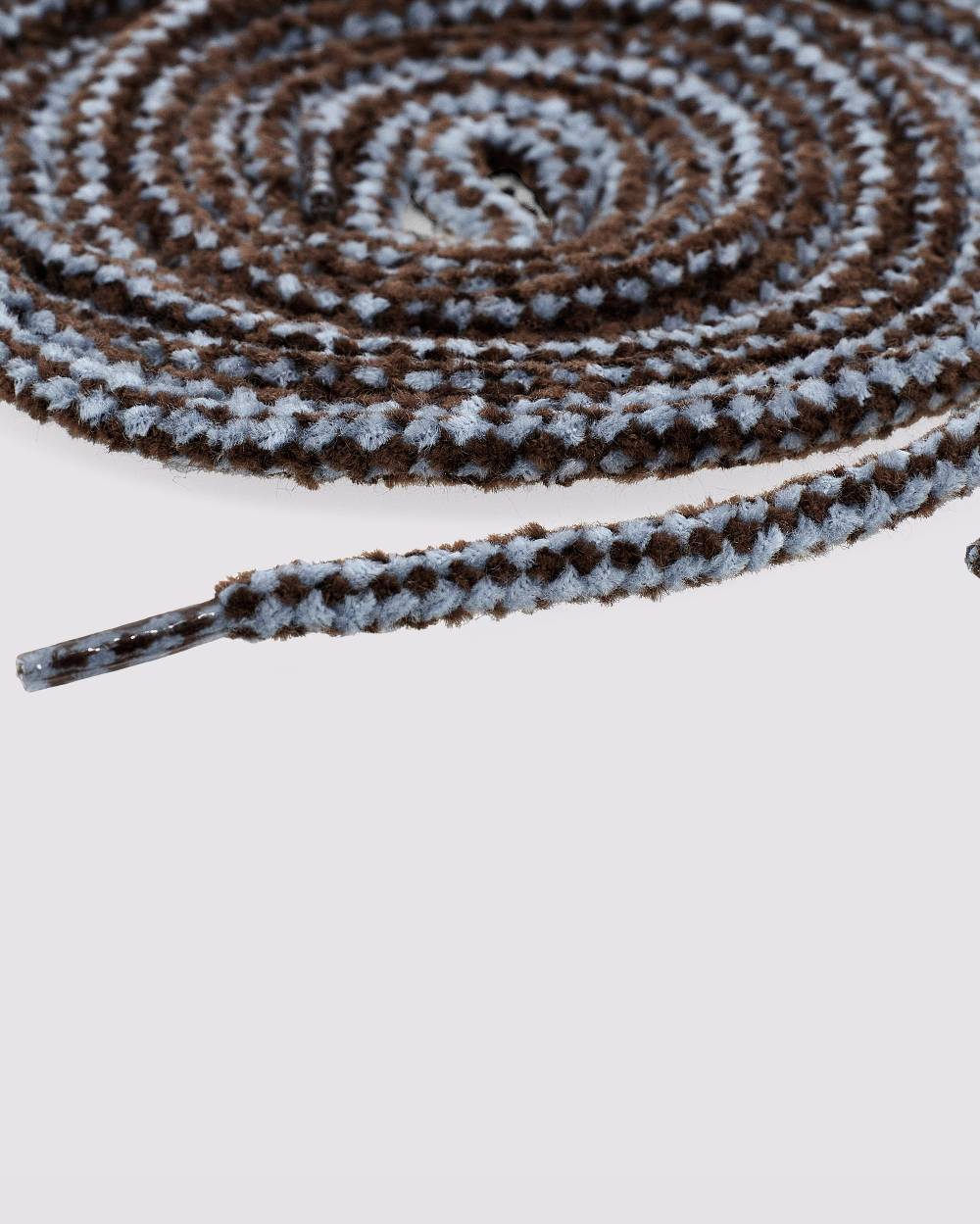 P448 Shoelaces Brown/Light Blue Offerta