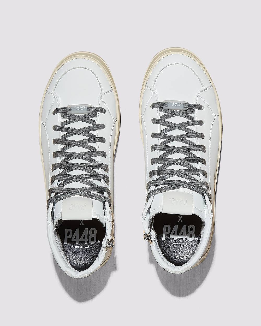 P448 Skate Recycled White In Vendita
