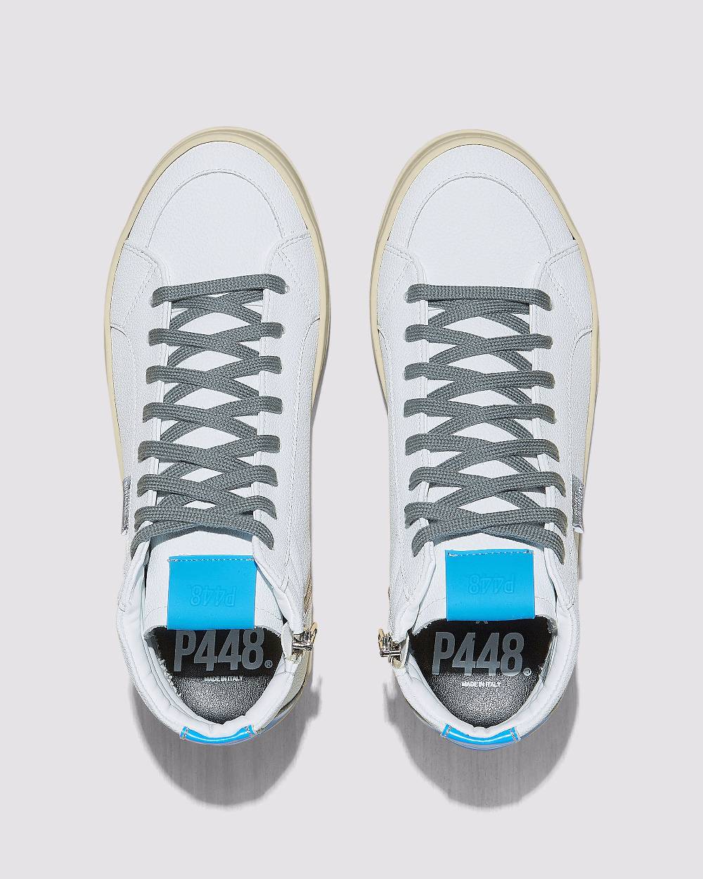 P448 Skate Recycled White/Blue Promozione