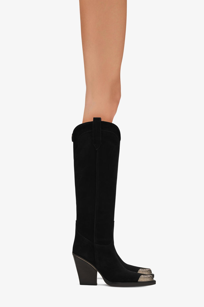 Paris Texas El Dorado Embellished Toe Boot Nuova