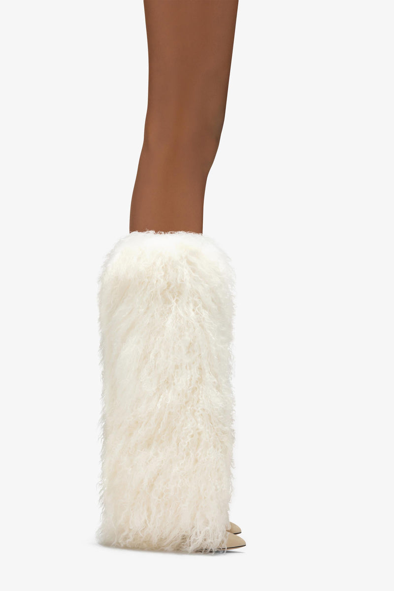Paris Texas Furry Stiletto Boot Moda